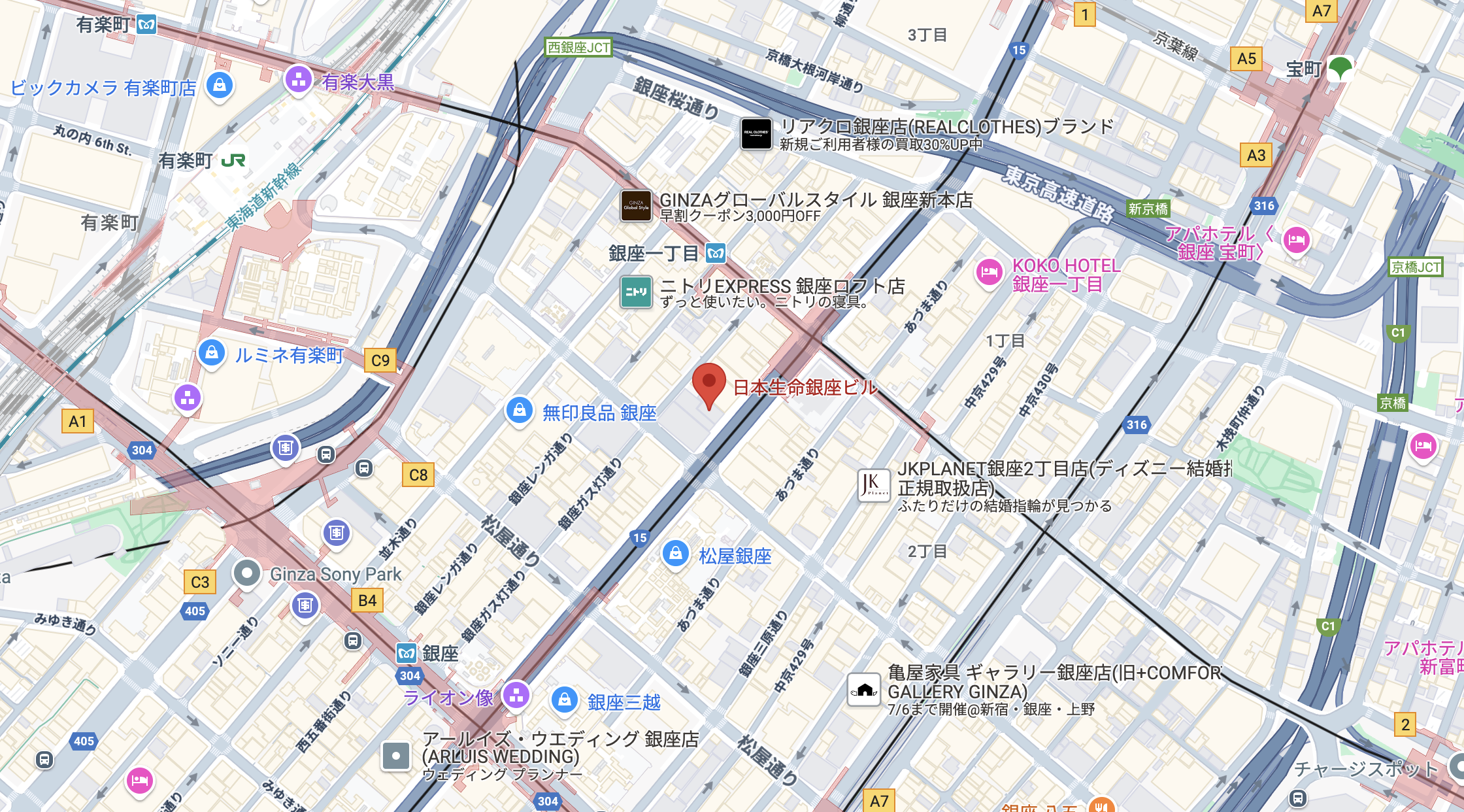 アクセスマップ