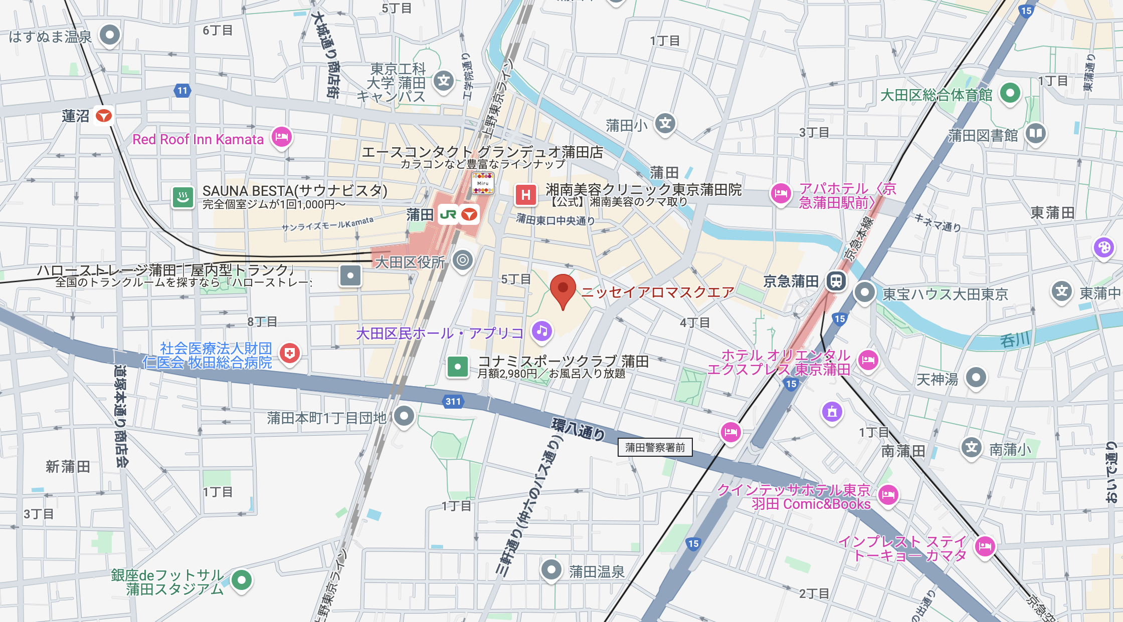 アクセスマップ